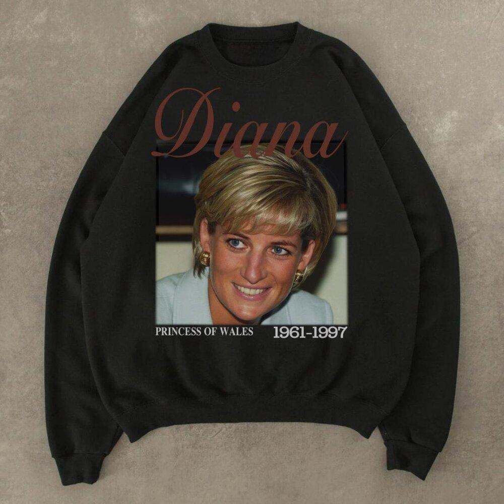 Diana Princess Of Wales Princess Wales, Elizabeth Ii 1961 1997 Sweatshirt